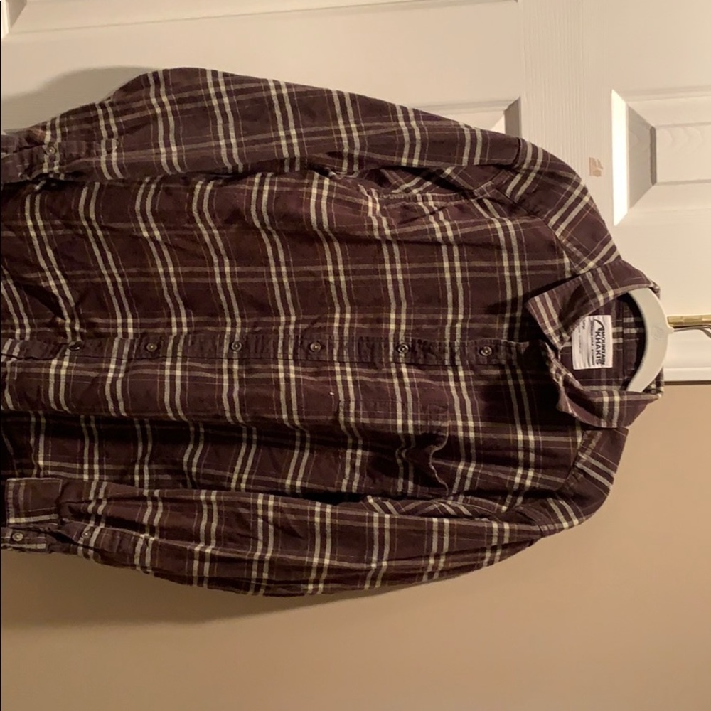 Men’s flannel shirt Mountain Khaki